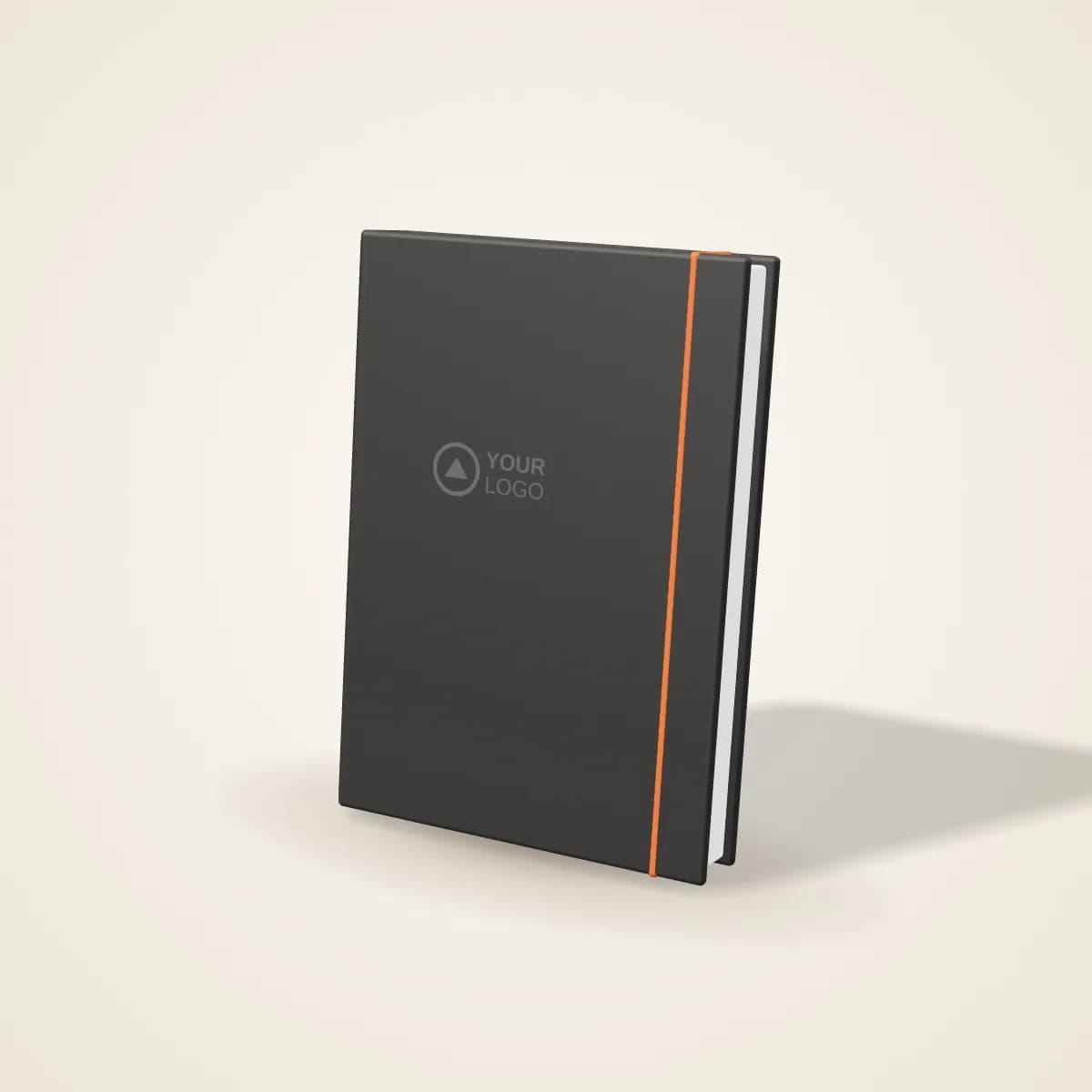 A4 Dated Daily Desk Diary with a custom logo