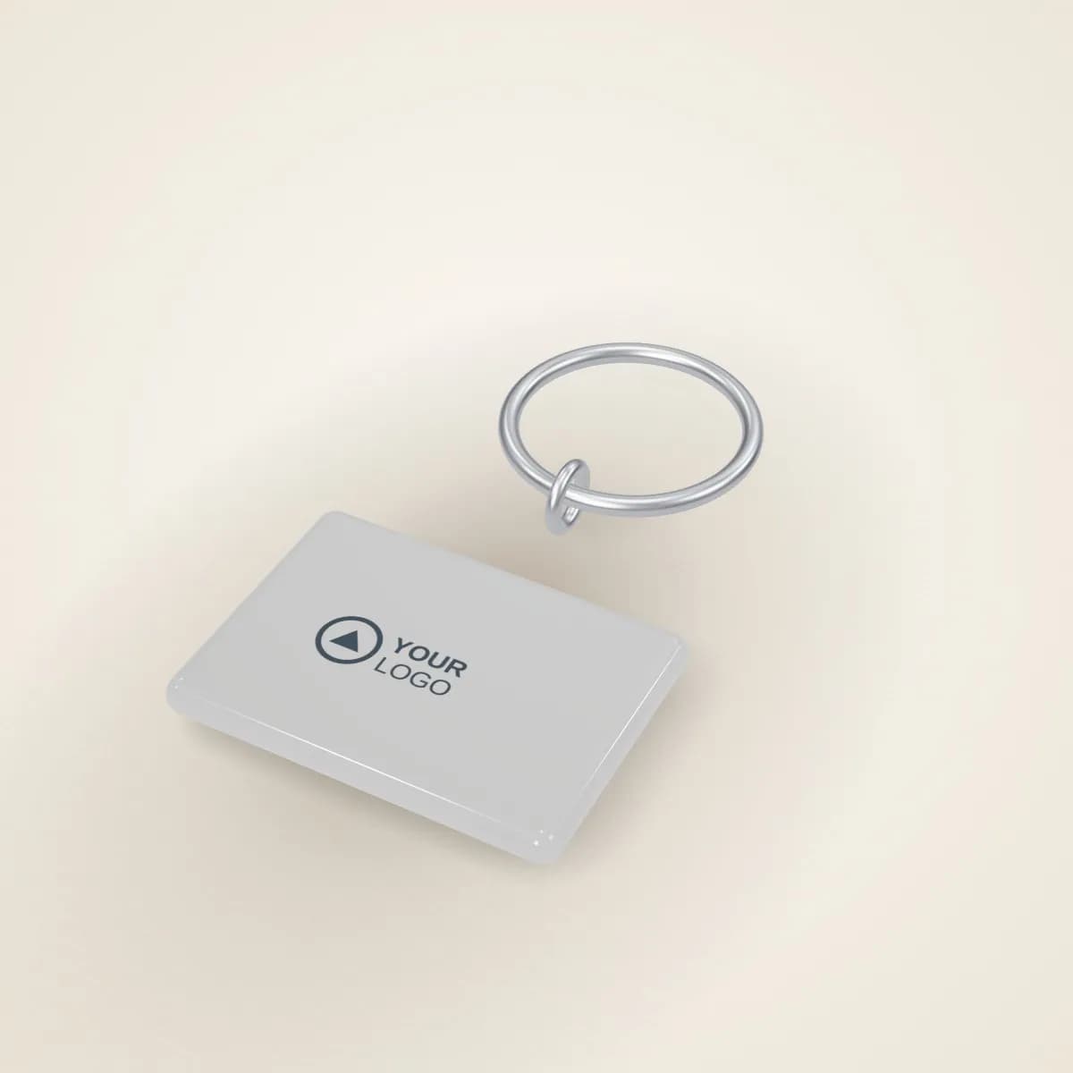 Acrylic Keychain with Full-Colour Print with a custom logo