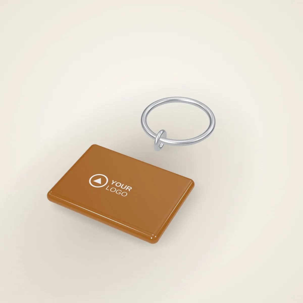 Bamboo Keychain with Laser Engraving with a custom logo