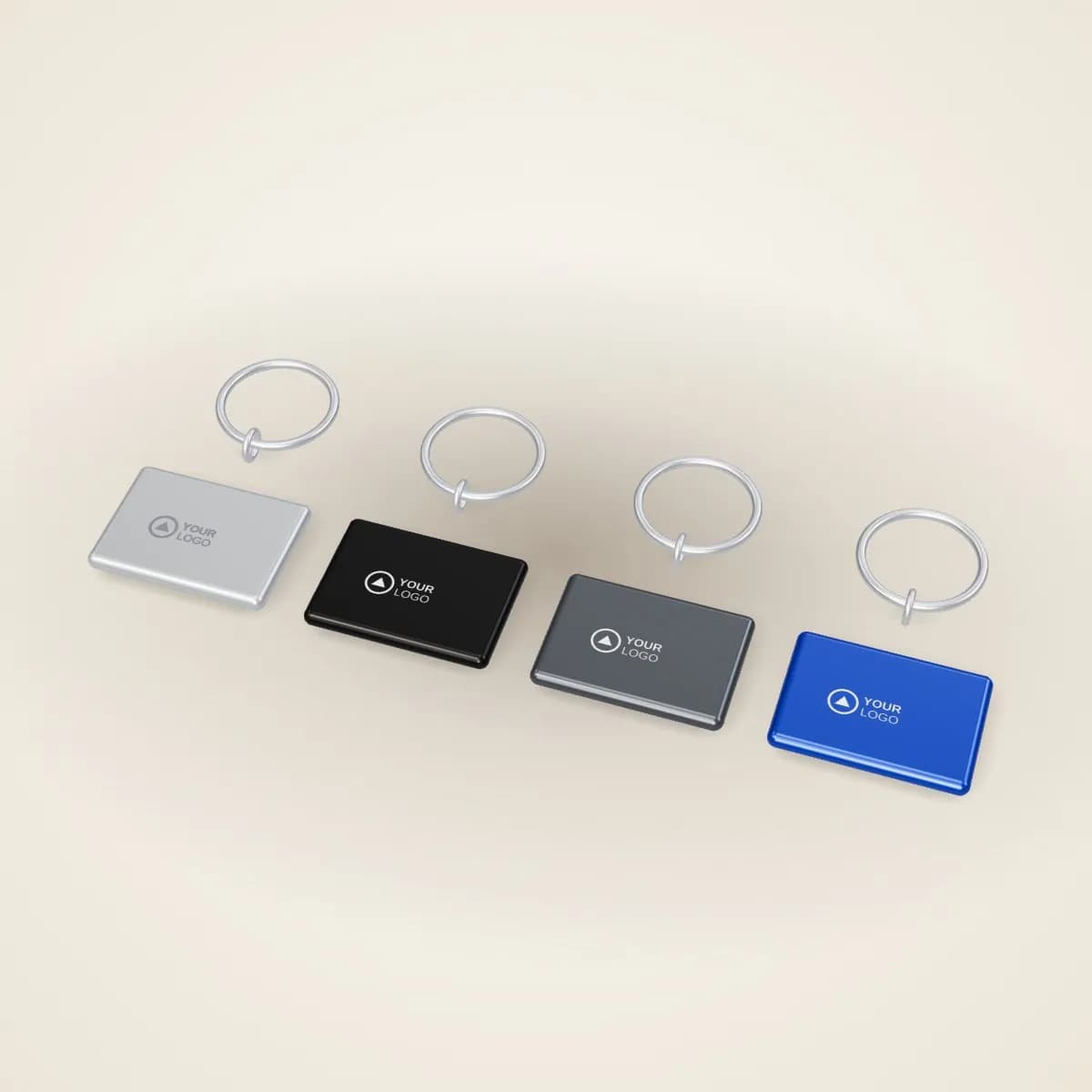 Metal Bottle Opener Keychain in a range of colours