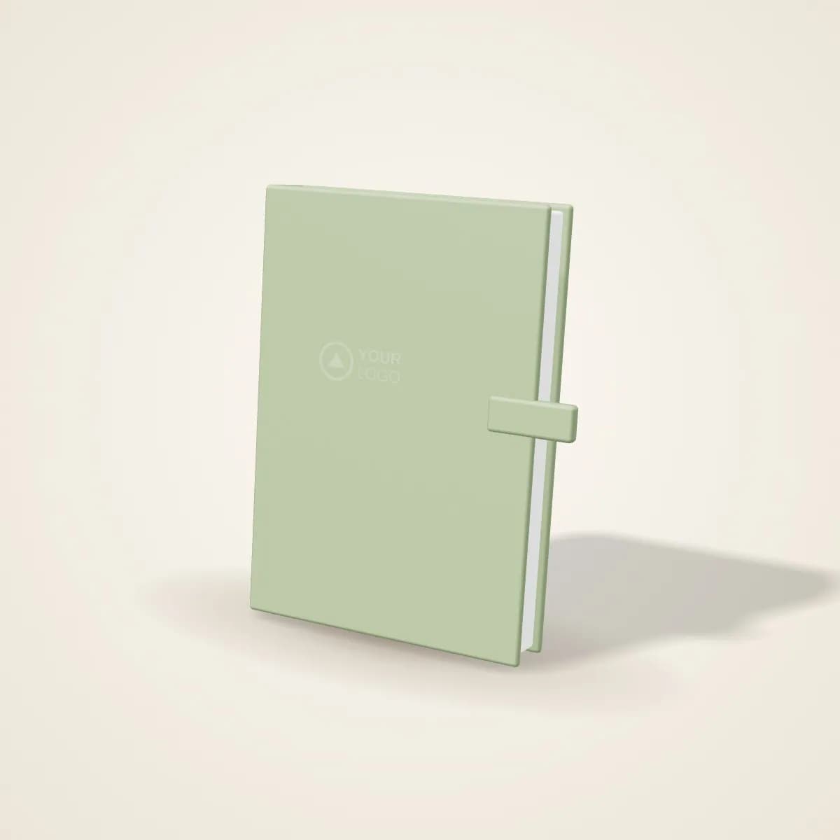 Cactus Leather A5 Notebook with a custom logo