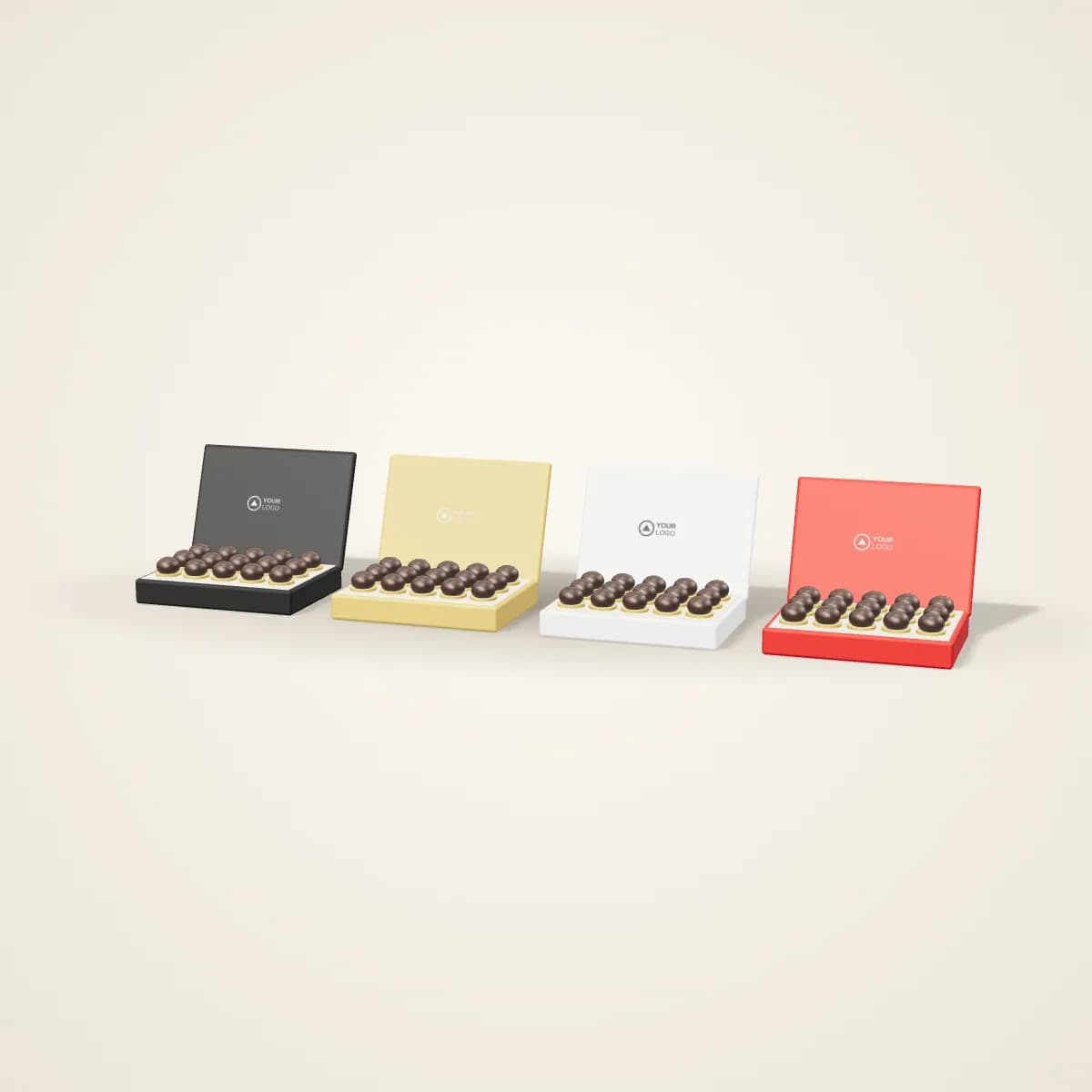 Chocolate Bar with Custom Logo Wrapper in a range of colours