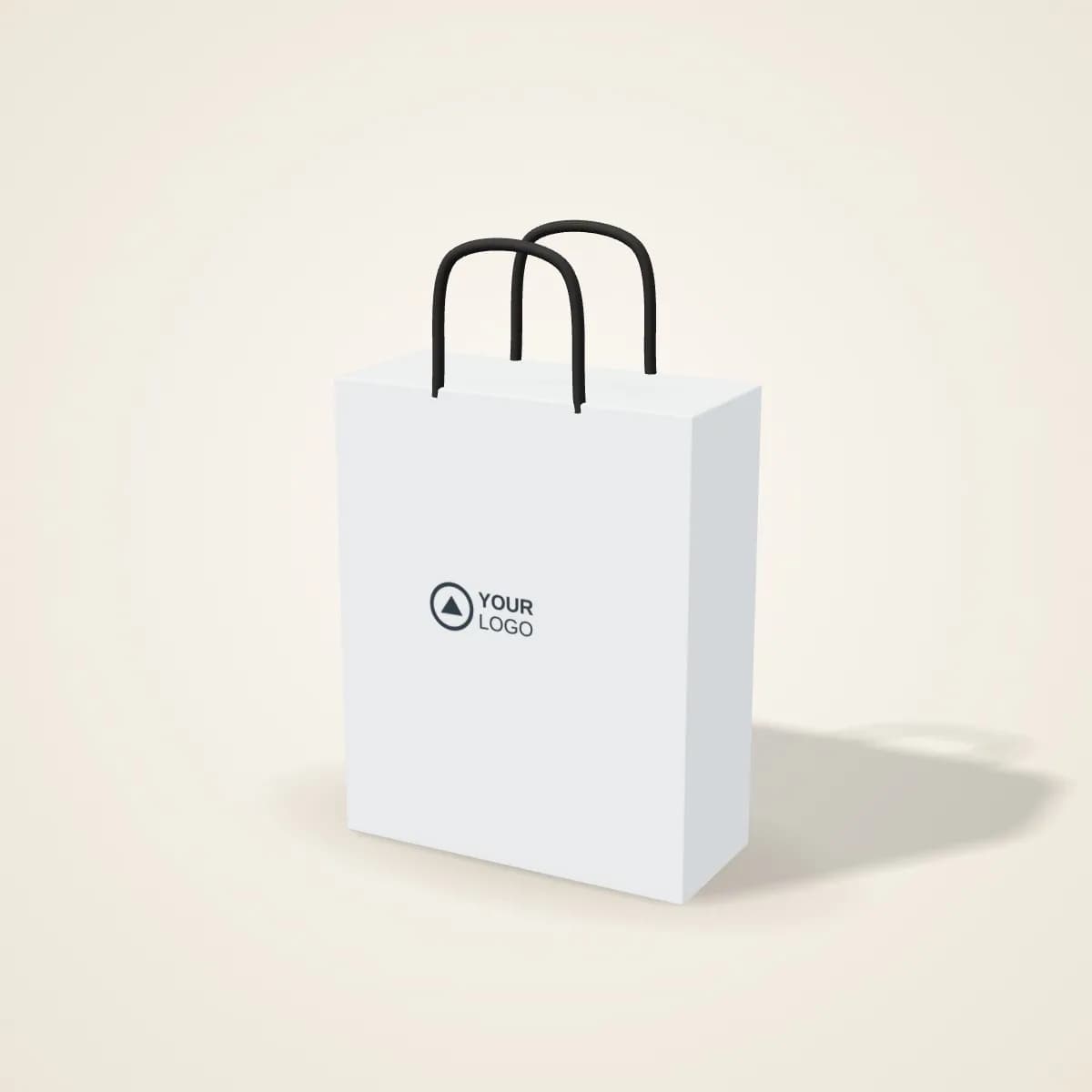 Clear PVC Gift Bag with Handles with a custom logo