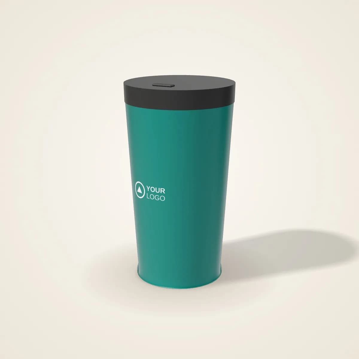 Collapsible Silicone Travel Cup 350 ml with a custom logo