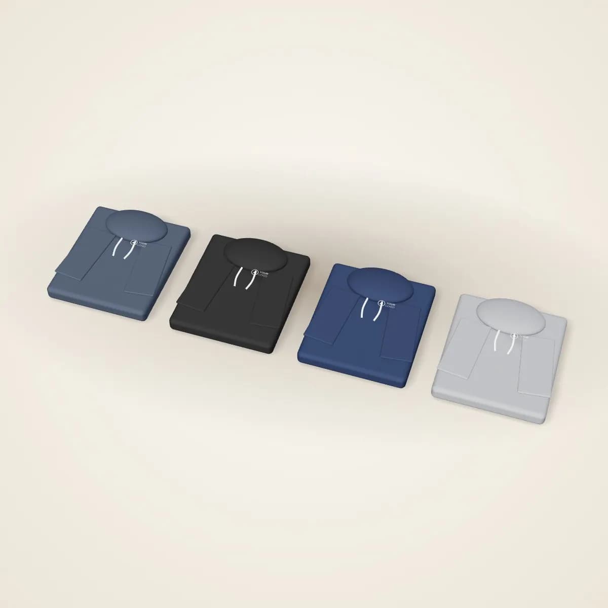 Cotton-Blend Pullover Hoodie 320 gsm in a range of colours