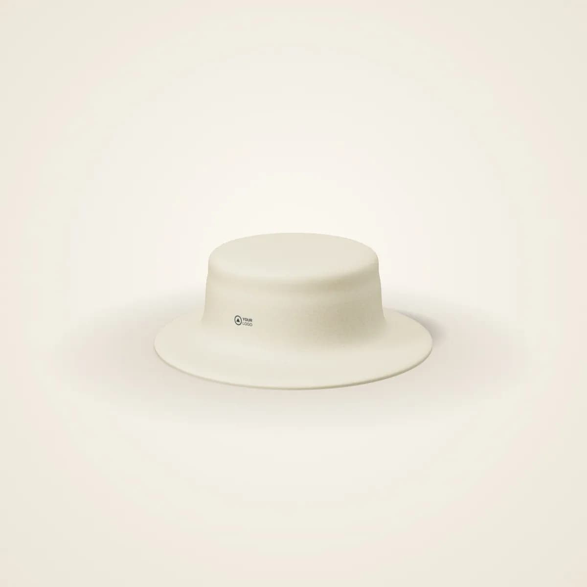 Cotton Bucket Hat with Stitched Brim with a custom logo