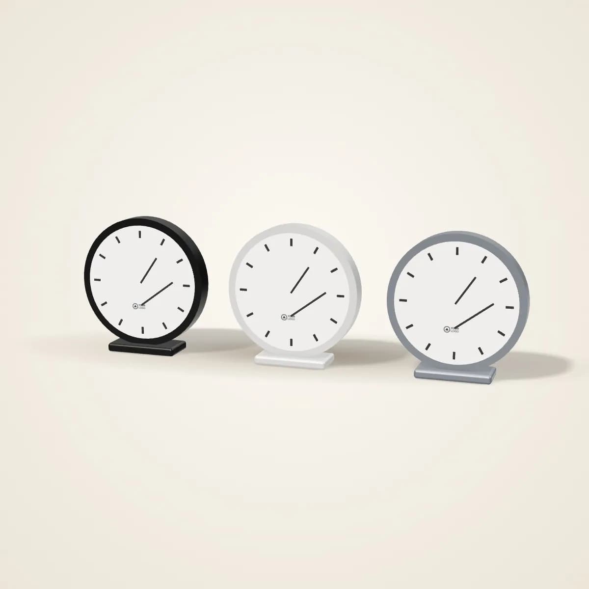 Digital LED Desk Clock with Temperature in a range of colours