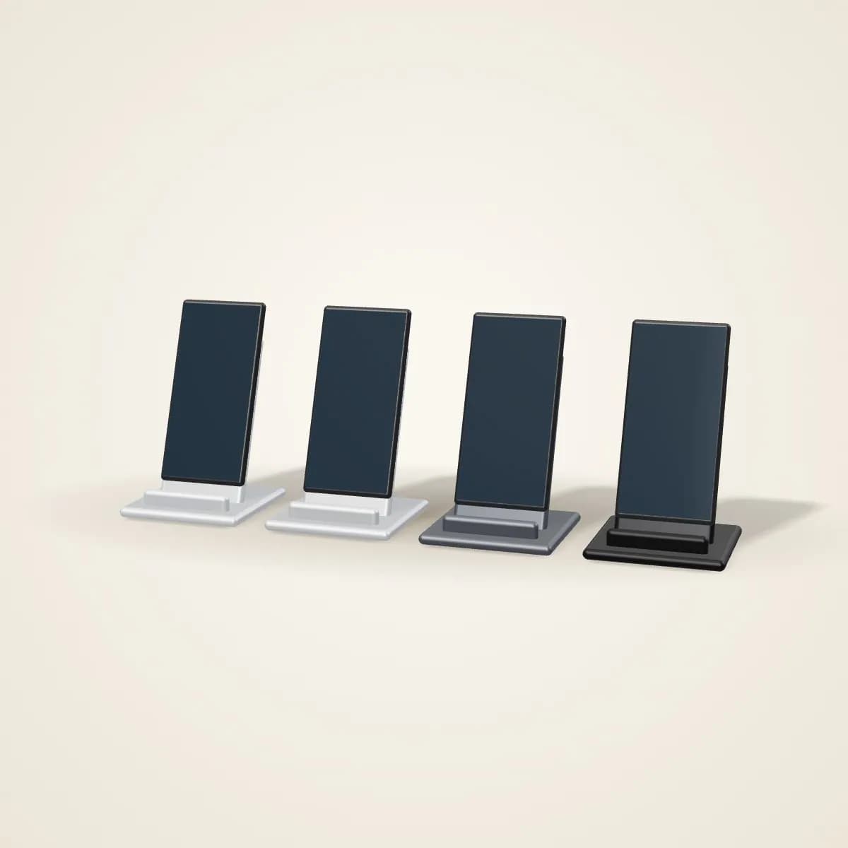 Foldable Aluminium Phone Stand in a range of colours