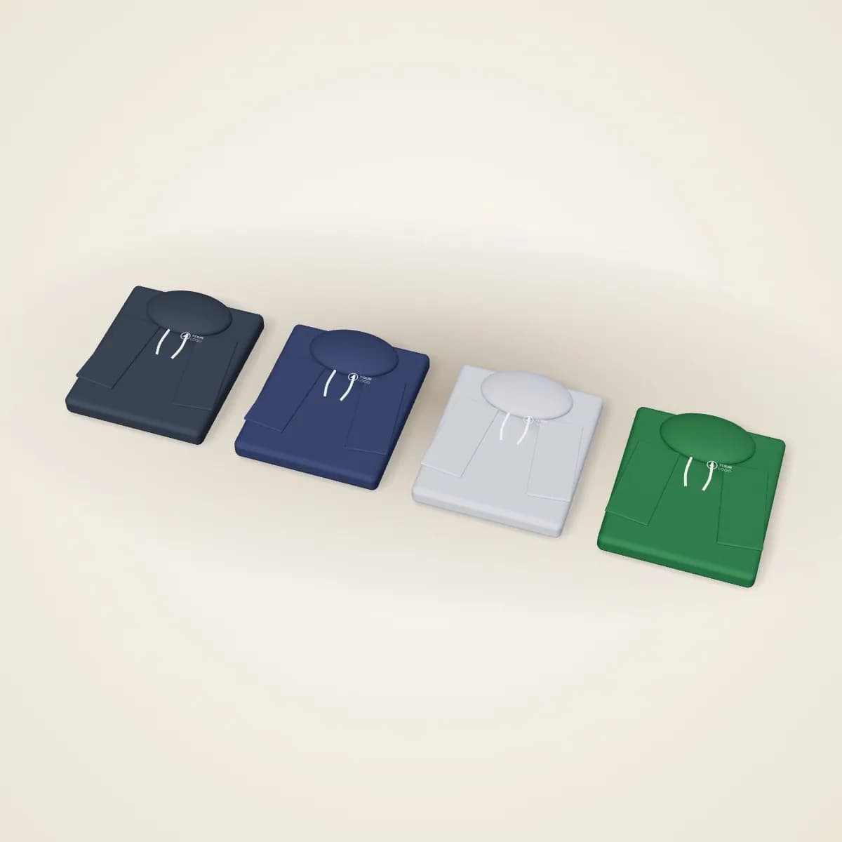 Full-Zip Hooded Sweatshirt 300 gsm in a range of colours