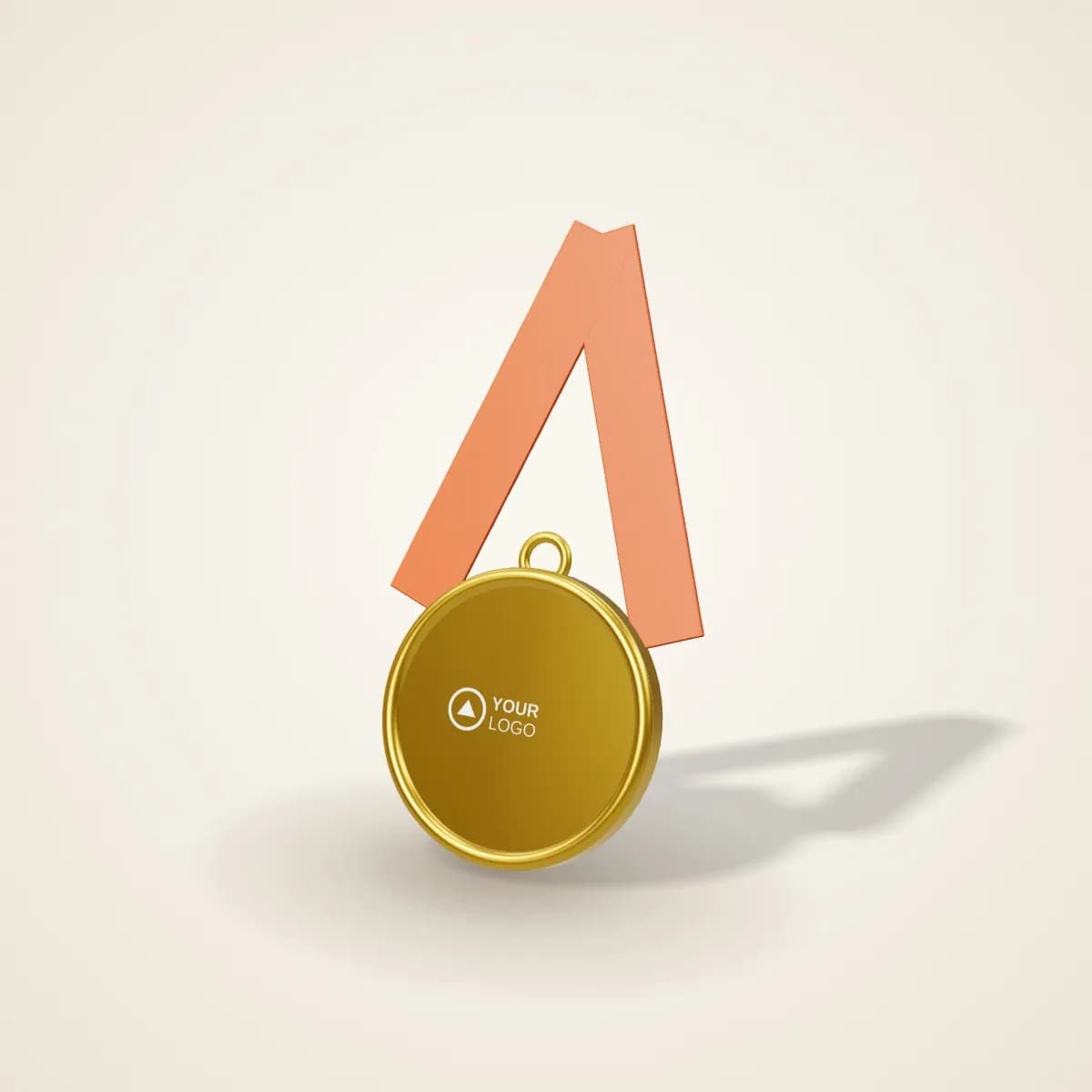 Gold-Plated Commemorative Coin in Case with a custom logo