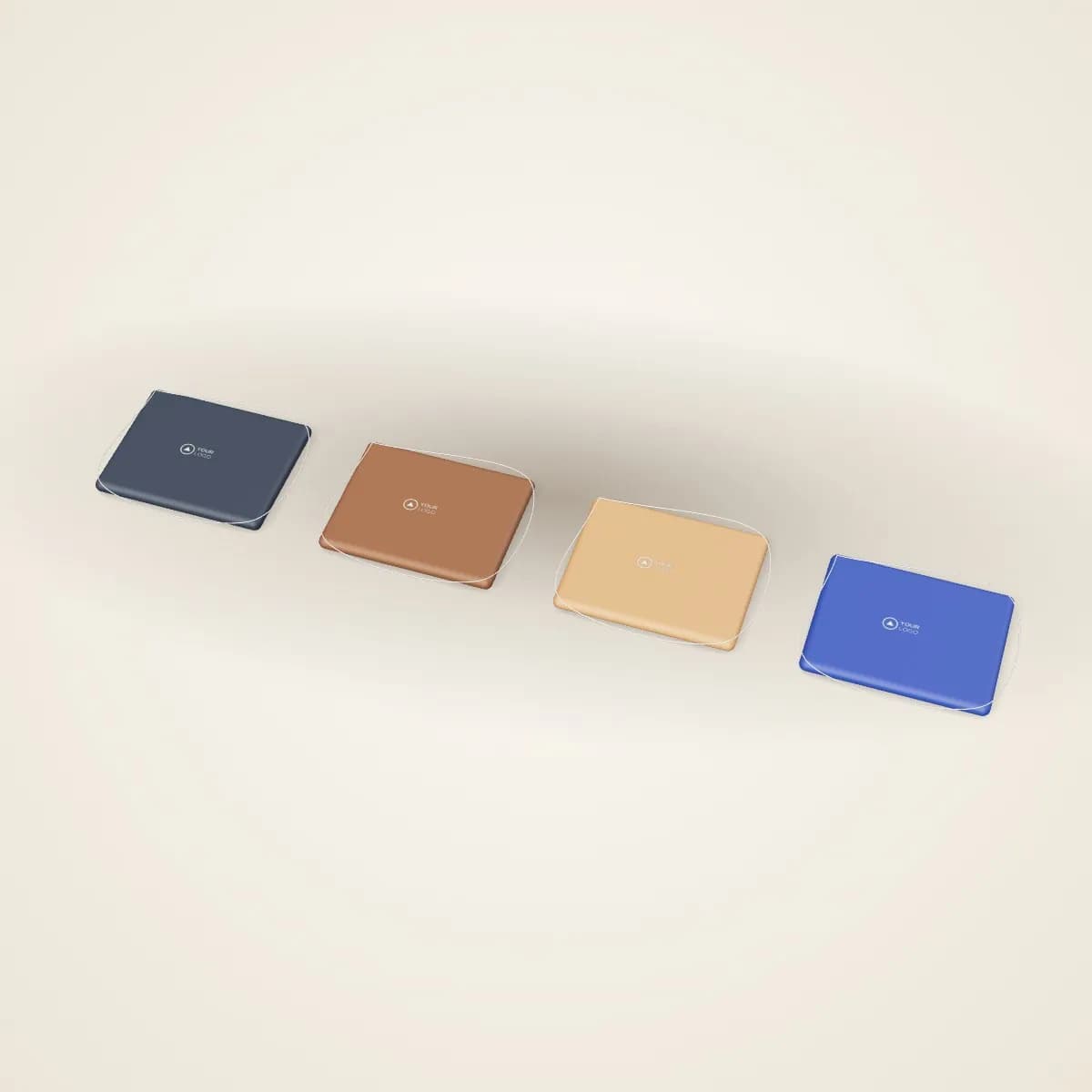 Leather Money Clip Card Holder in a range of colours