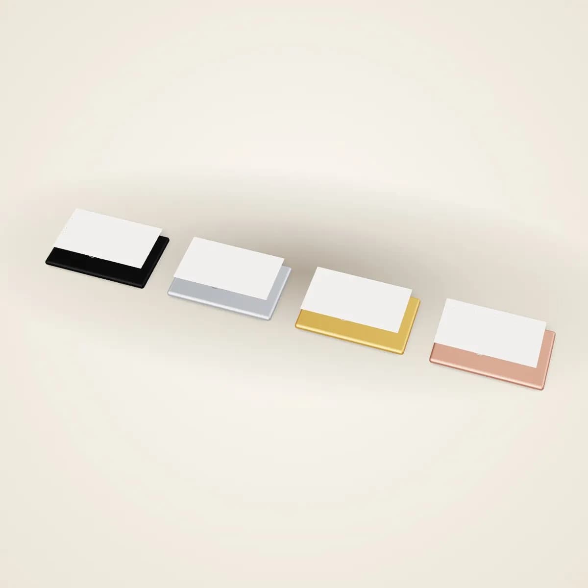 Metal NFC Digital Business Card in a range of colours