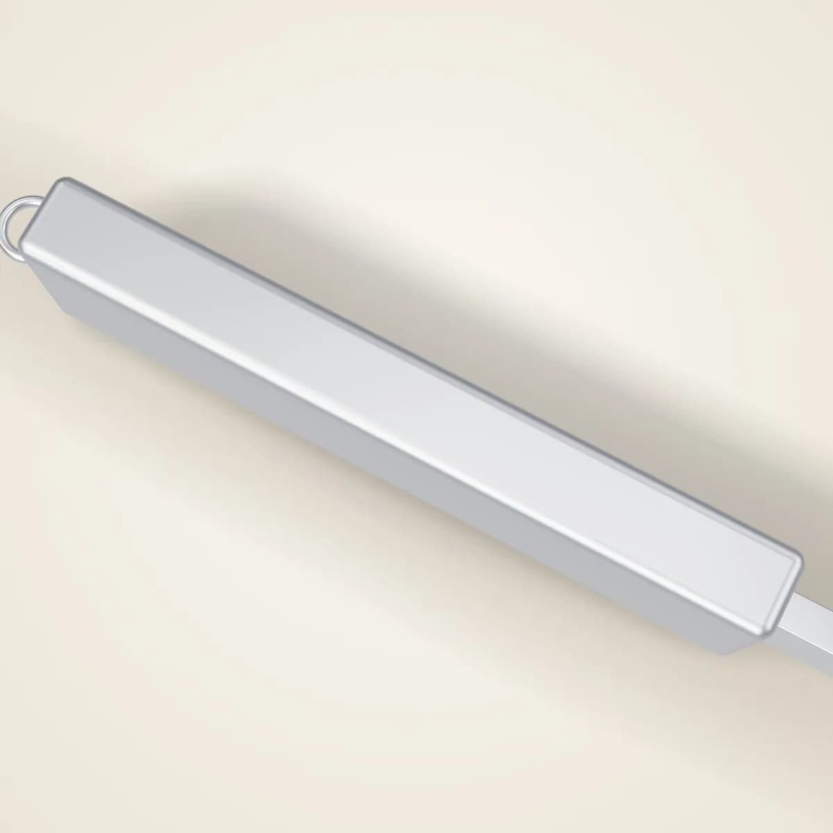 Close-up of the logo branding on the Plastic Capped USB Flash Drive 8 GB