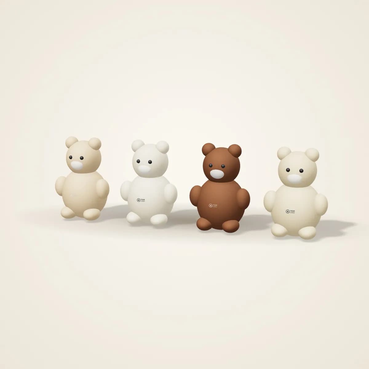 Plush Camel Toy with Printed Scarf in a range of colours