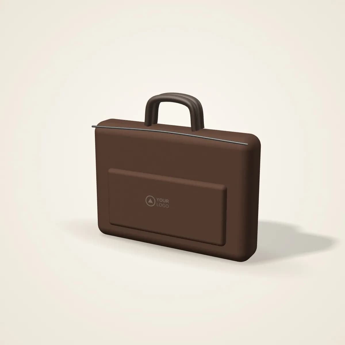 PU Leather Laptop Briefcase 15.6 Inch with a custom logo