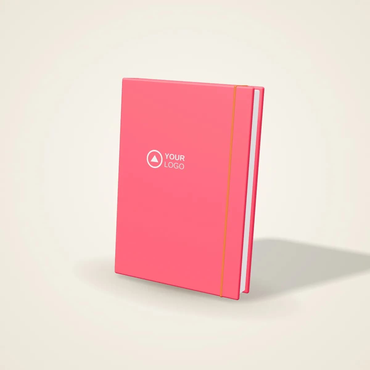 Sticky Note Booklet with Page Flags with a custom logo