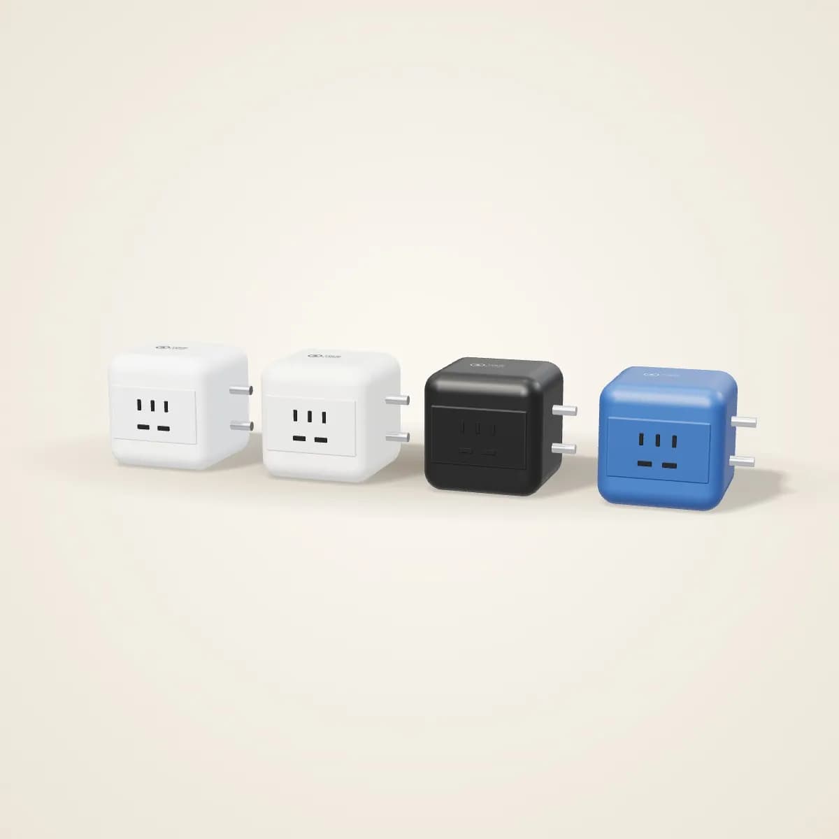 Universal Travel Adaptor with Dual USB in a range of colours