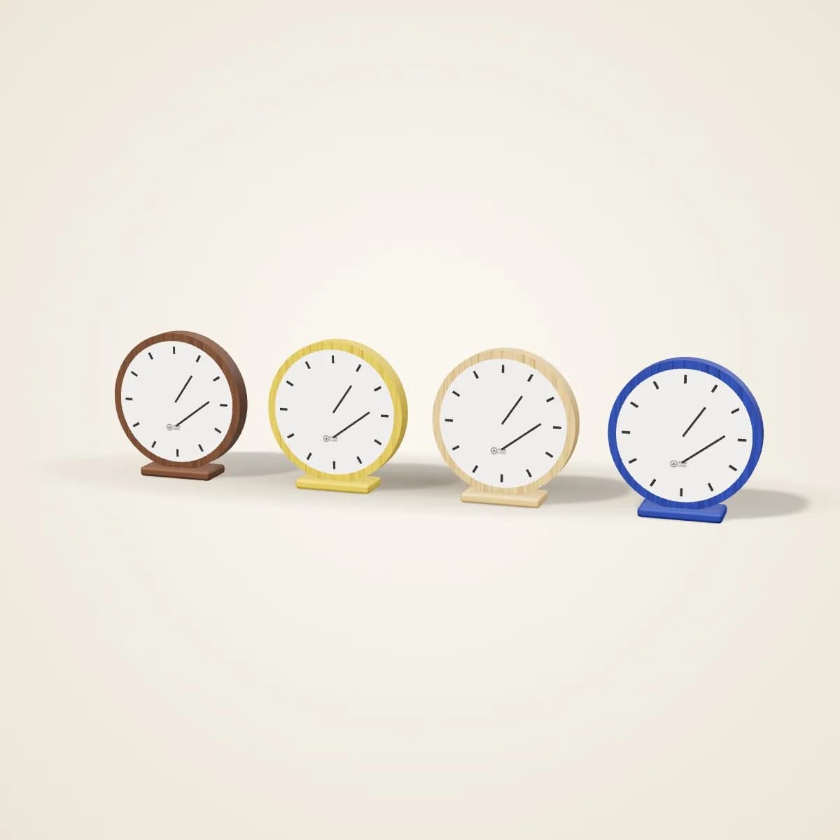 Wood and Glass Hourglass Desk Timer in a range of colours