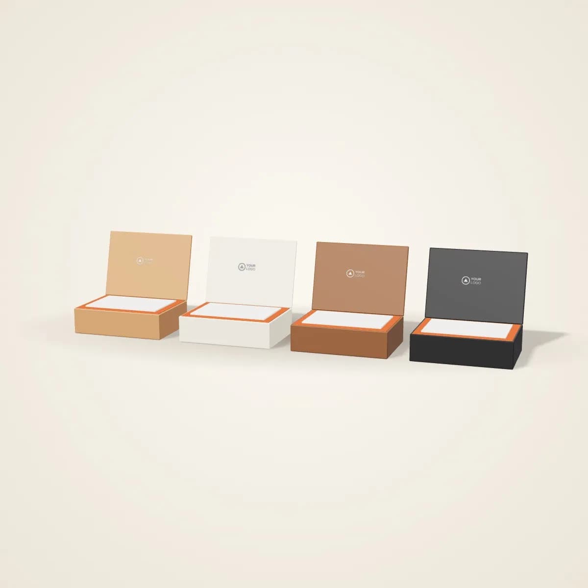 Wooden Gift Box with Engraved Lid in a range of colours