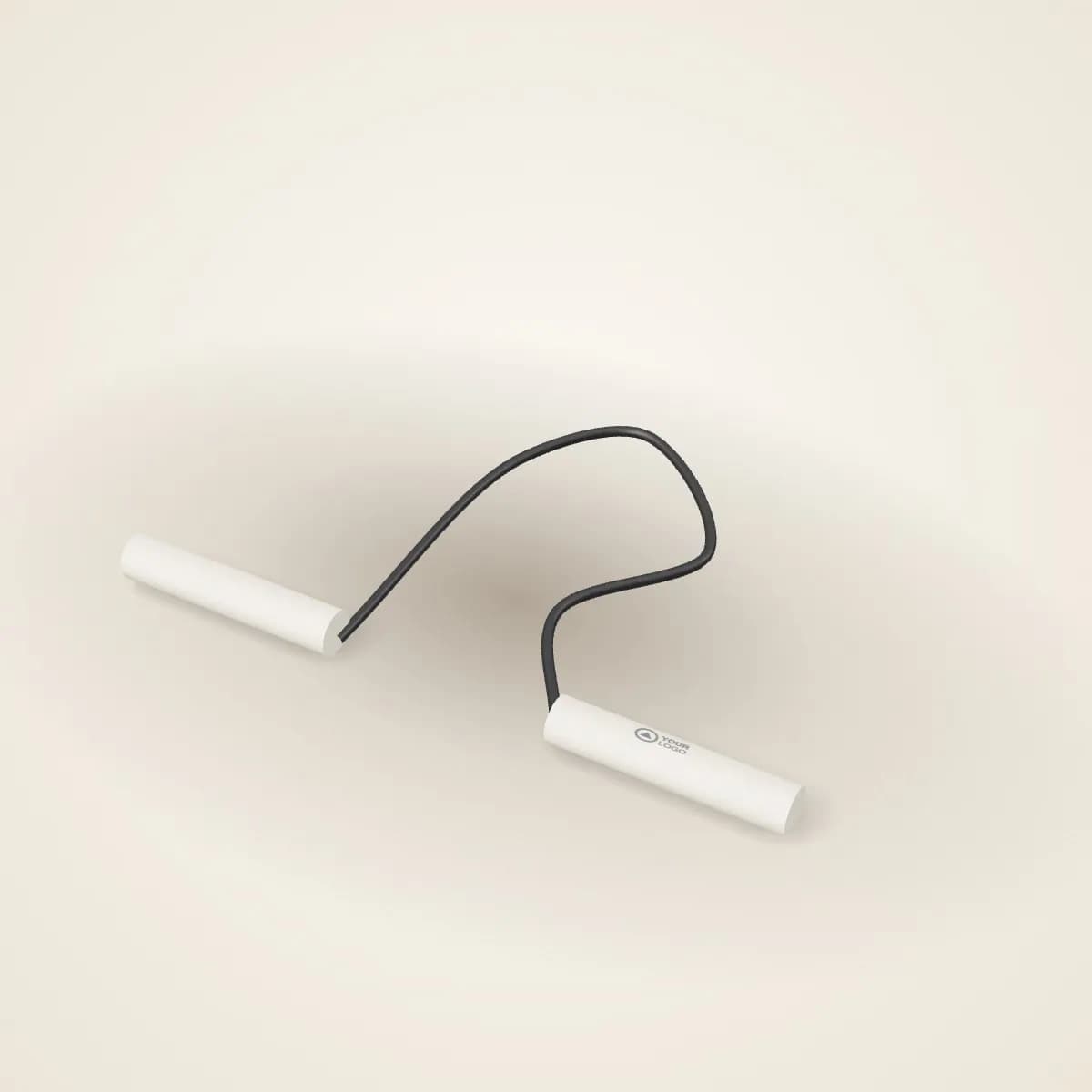 Cotton Skipping Rope with Wooden Handles with a custom logo